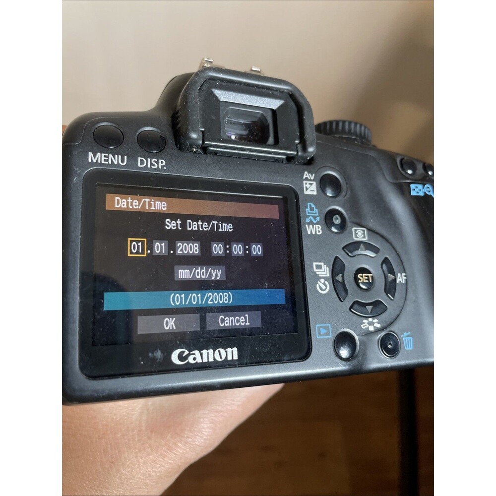 Canon EOS Rebel XS DSLR Camera Cannon 650 Speedlite 300ez Lens Lot Filters Works - Picture 4 of 16